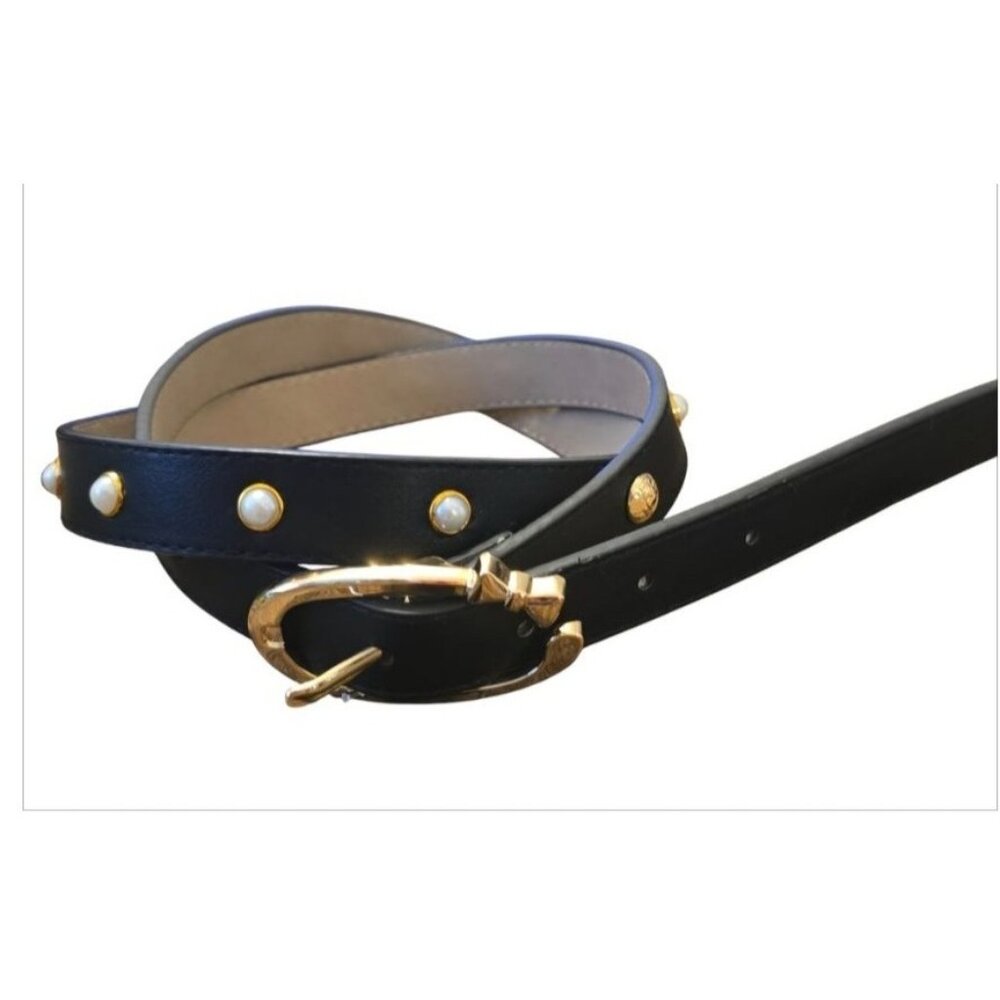NWT Women's Black/ Gold Belt Size S - Picture 4 of 10